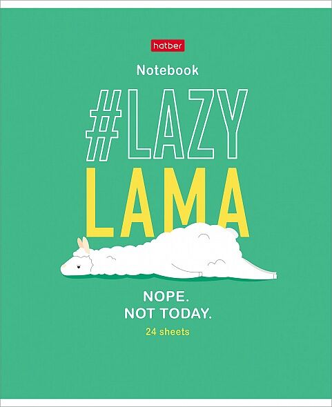 Тетрадь А5 в линию Hatber Ленивые хвостики, дизайн в ассортименте, 24 листа