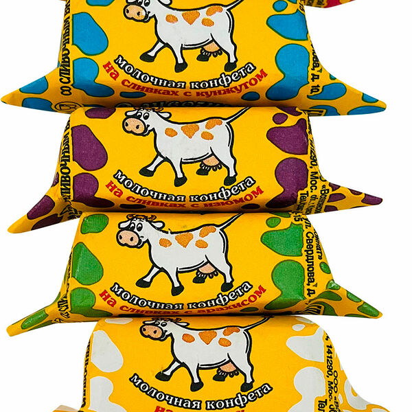 Конфеты Сливочный каприз молочные ассорти на сливках