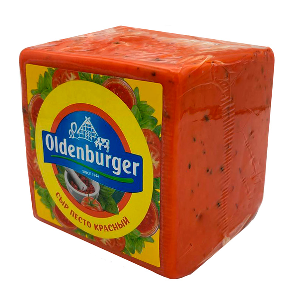 Сыр Oldenburger Песто красный 50%, ~1 кг