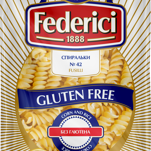 Макароны безглютеновые FEDERICI Спиральки, 400г