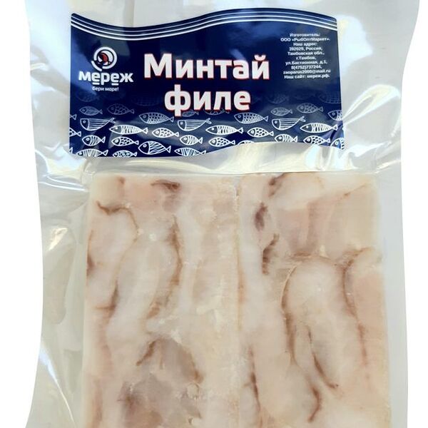 Филе минтая Мереж замороженное 400г