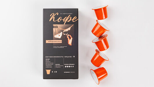 Кофе Вкусвилл Карамель в капсулах 55 г