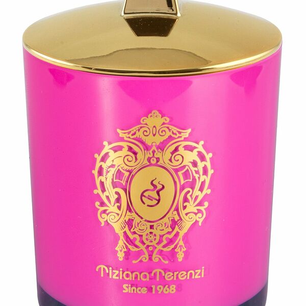 TIZIANA TERENZI Gioconda Свеча с ароматом духов Kristina 2022 в розовом стекле деревянный фитиль, 170 г