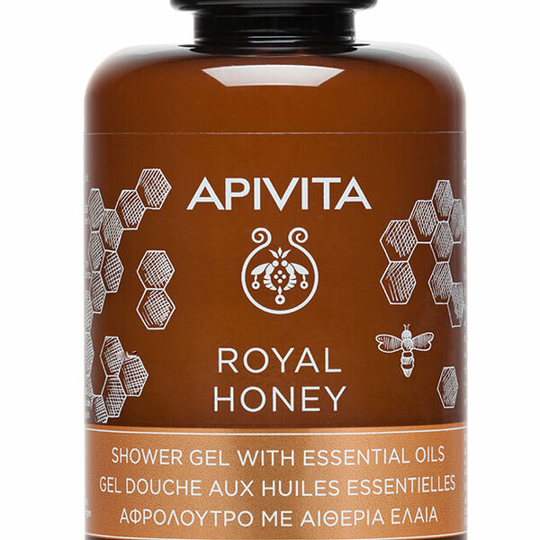 APIVITA Royal Honey Гель для душа с эфирными маслами Королевский мед, 250 мл