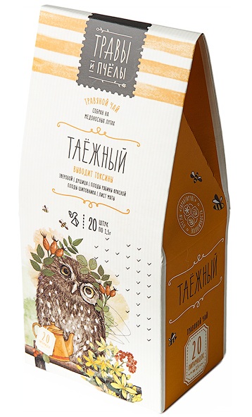 

Чай травяной Травы и пчелы Таежный пирамидки 20 пак. х 1.5 г