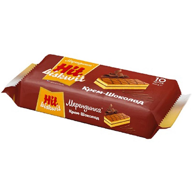 

Бисквит Мерендинка Hit Biskwit Крем-шоколад 360 г