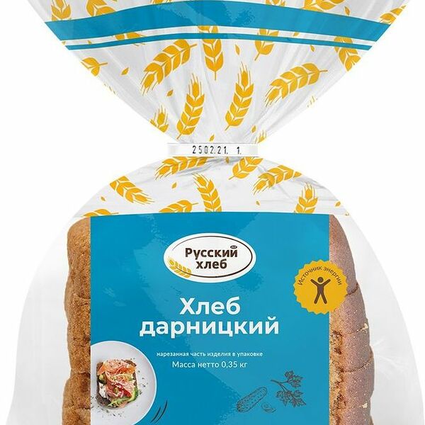 Хлеб Русский хлеб Дарницкий в нарезке, 350г