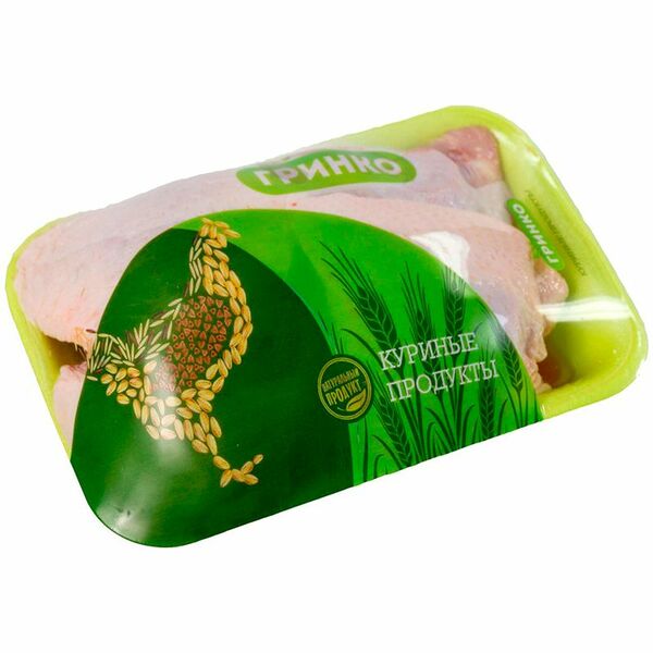 Бедро куриное ГРИНКО охл. подложка вес до 1.4 кг