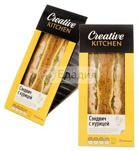 Сэндвич Creative kitchen с курицей в Магнит со скидкой –14%