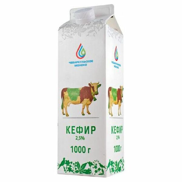Кефир Чебаркульское молоко 2.5% 1 кг