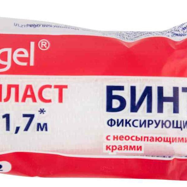 Бинт фиксирующий Angel с неосыпающимися краями, 6 см × 1.7 м