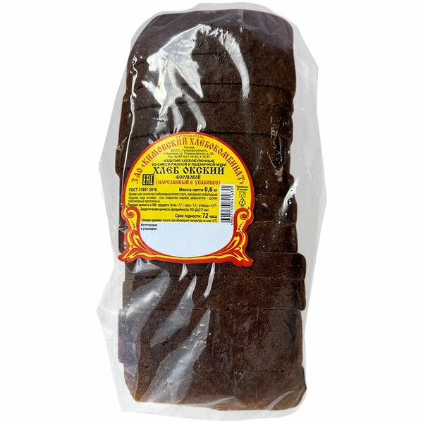 Хлеб Кимовский ХК Окский нарезка, 600г