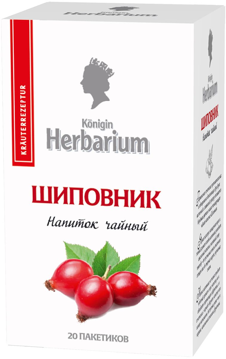 

Чай травяной Konigin Herbarium Шиповник в пакетиках, 20 шт. 40 г