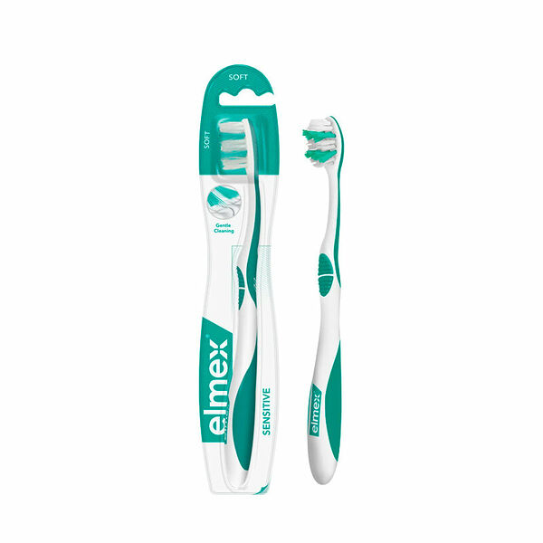 Зубная щетка Elmex Sensetive мягкая бирюзовая 1 шт.