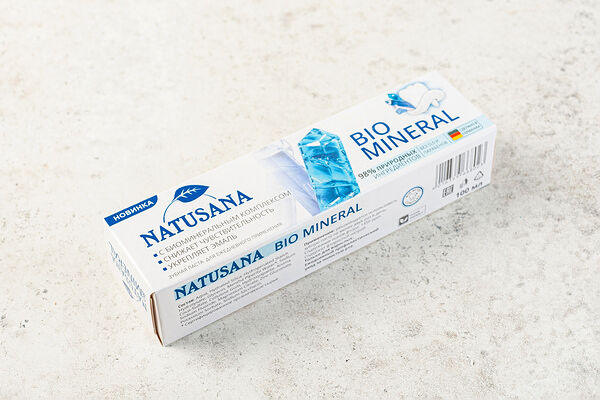 Зубная паста Natusana Bio mineral