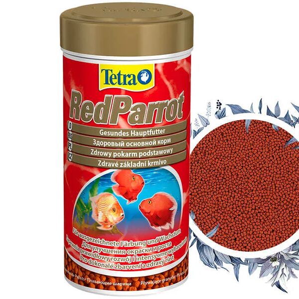 Корм Tetra для рыб вида красный попугай RedParrot