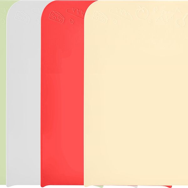 Доска разделочная Все в дом! 38х27см, эластичная, пластик 1 шт., в ассортименте