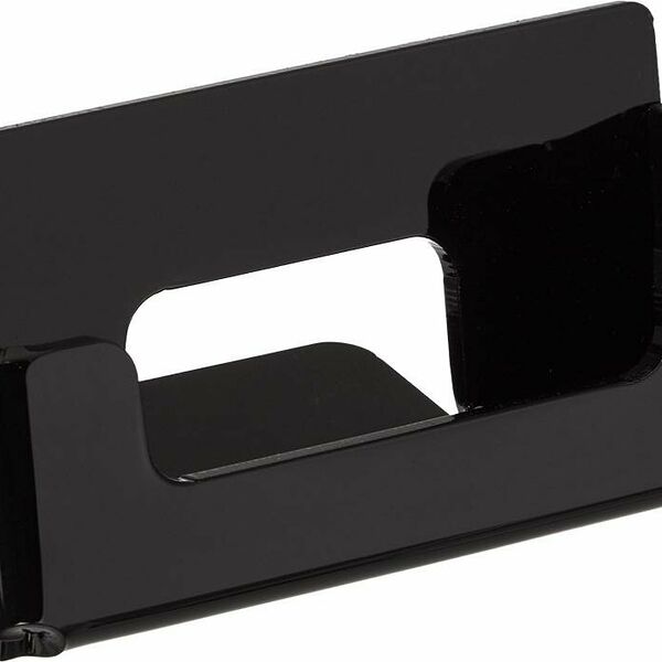 Подставка настольная Комус 95х20мм для визиток чер