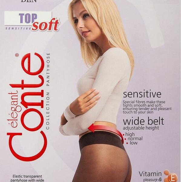 Колготки Conte Elegant Top Soft 20 Natural Размер 3