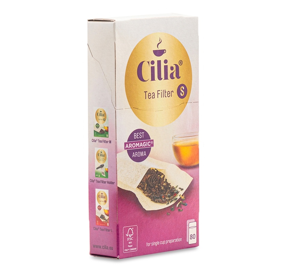 

Фильтры Cilia Aromagic для заваривания чая, размер S, 80 шт.