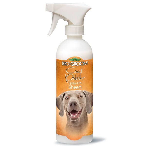 Спрей-полироль BIO-GROOM Блеск-антиколтун Coat polish, 473 мл
