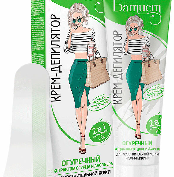 Крем-депилятор Батист Огуречный 100 мл