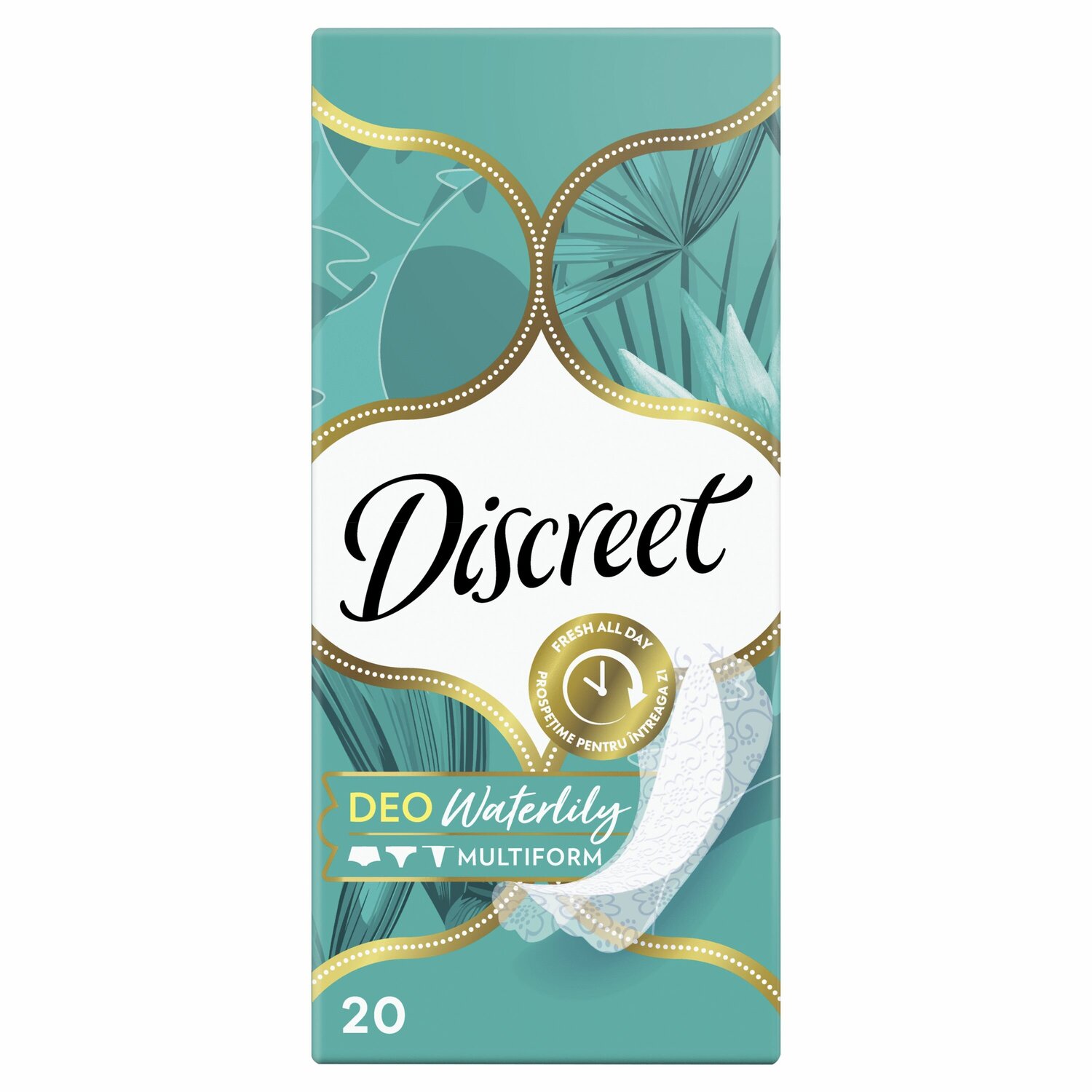 

Прокладки ежедневные Discreet Deo Waterlily Multiform 20 шт.