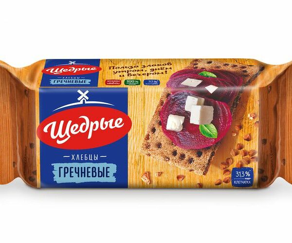 Хлебцы Щедрые гречневые, 100г
