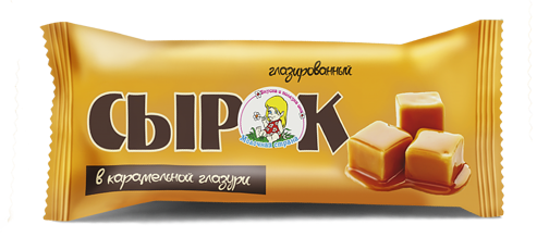 Сырок глазированный 23% Молочная страна ванилин в карамельной глазури 45г