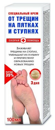 Скорая помощь Крем для пяток от трещин 100 мл 1 шт