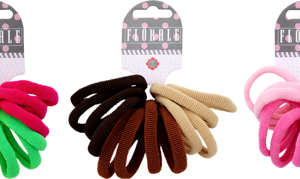 Резинки для волос SWEETORNAMENT Florale, в ассортименте, 12 шт.