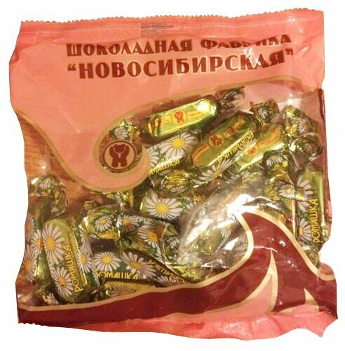 Конфеты Новосибирская Шоколадная Фабрика Ромашка, помадная начинка
