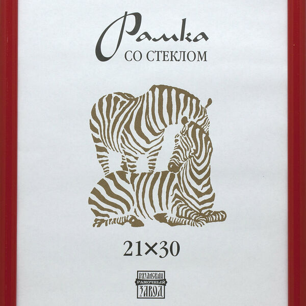 Рамка пластиковая А 4 красного цвета 514