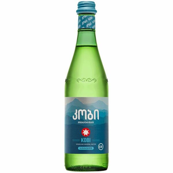 Вода минеральная Kobi природная лечебно-столовая газированная 0.5 л