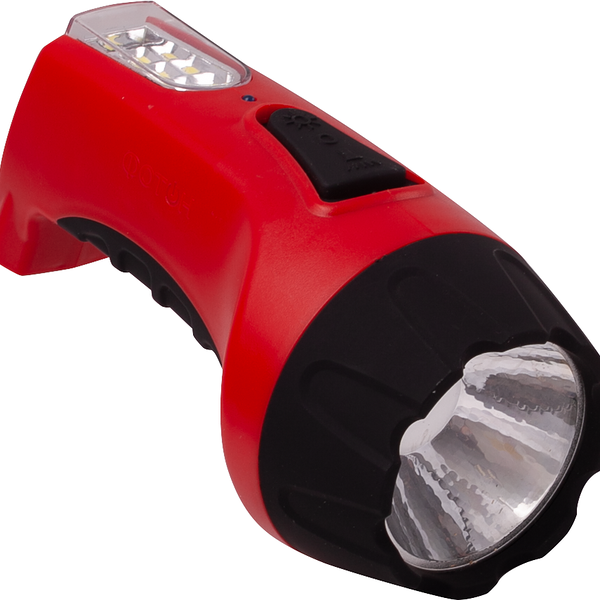 Фонарь ФОТОН РМ-1500 Red 2в1,1Вт+8 светодиод.,аккумулят. 