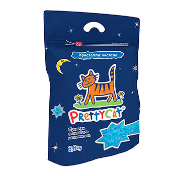 Наполнитель PrettyCat силикагелевый кристаллы чистоты