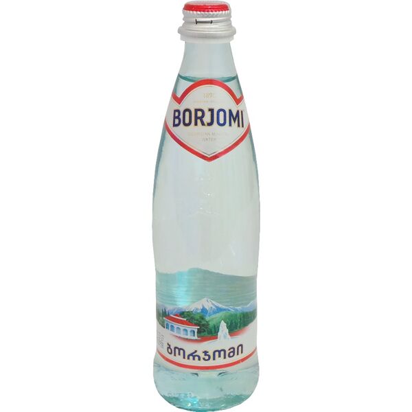 Вода минеральная БОРЖОМИ газ ст/б 0.5л.