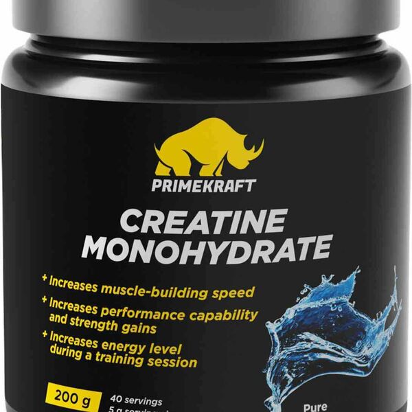 Креатин Prime Kraft Creatine Monohydrate 200 г нейтральный