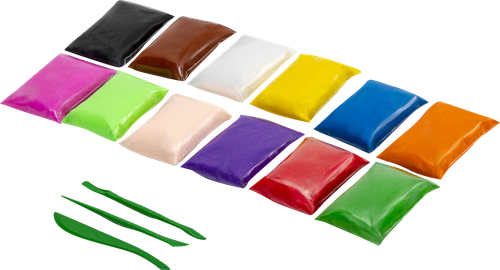 

Пластилин Brauberg Kids лёгкий воздушный застывающий 12 цветов