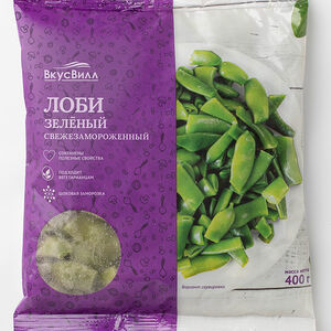 Лоби зеленый, свежезамороженный(Продукт замороженный)