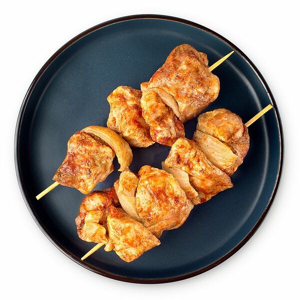 Шашлык из свинины с луком жареный, вес