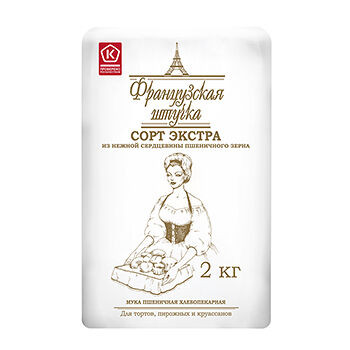 Мука пшеничная Французская штучка Экстра, 2 кг