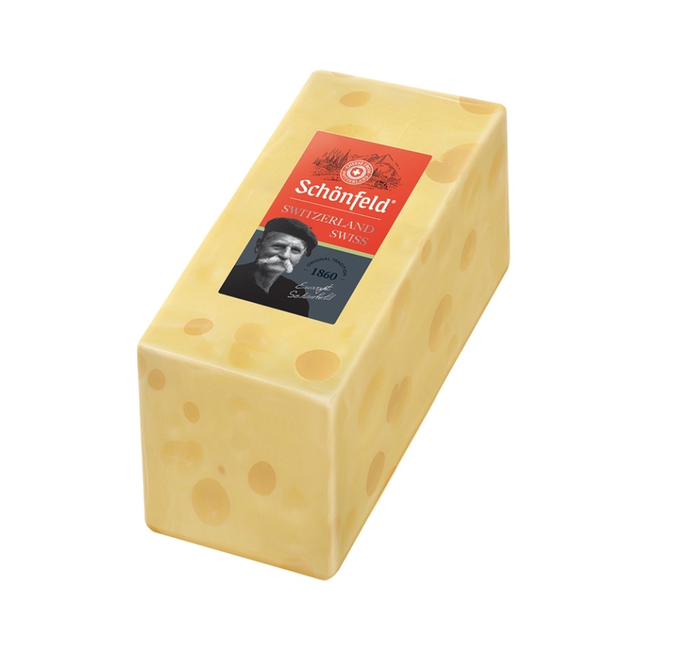 

Сыр Switzerland Swiss 48%, Schonfeld, Россия, БЗМЖ вес