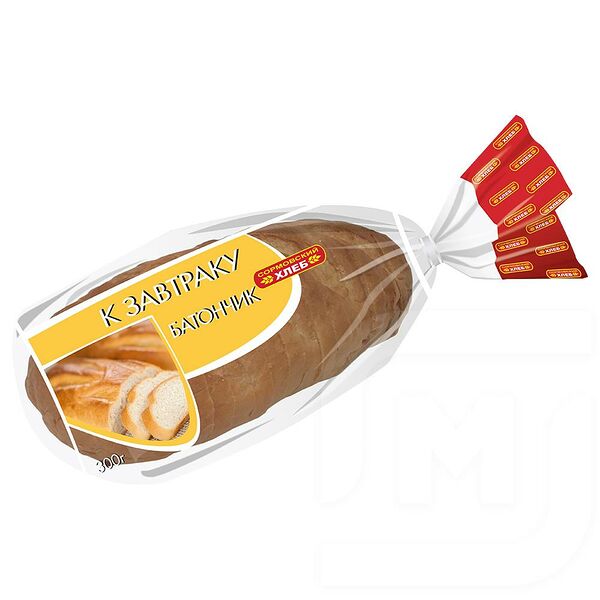 Батон Сормовский хлеб к завтраку