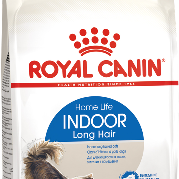 Корм сухой для взрослых кошек ROYAL CANIN Indoor Long Hair для длинношерстных, живущих в помещении 2 кг