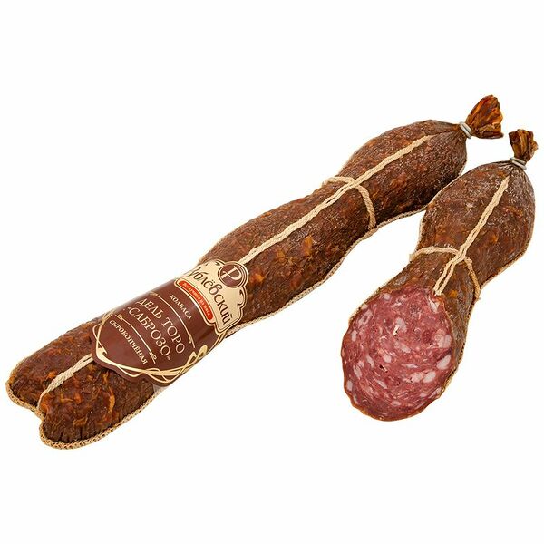 Колбаса сырокопчёная Рублевский Дель торо саброзо полусухая