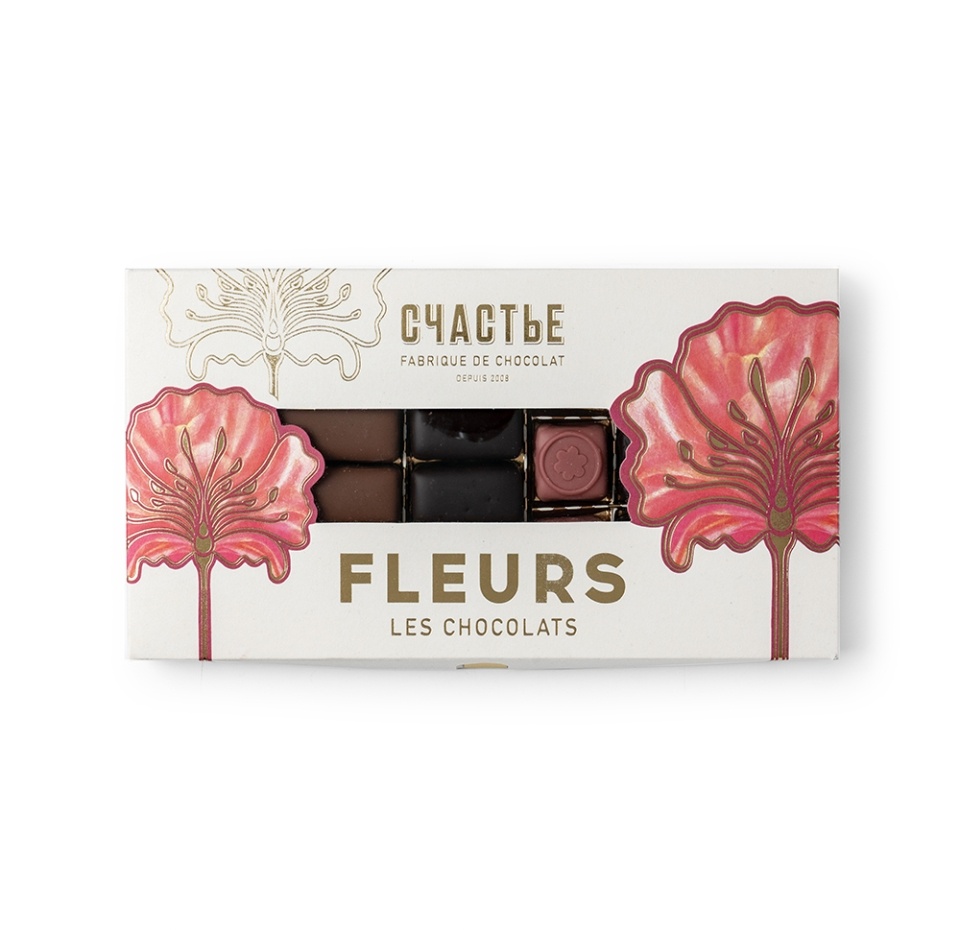 

Набор конфет Счастье Les Fleurs шоколадные 210 г