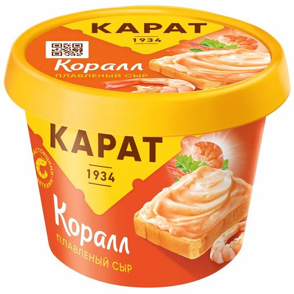 Сыр плавленый Карат Коралл 45%