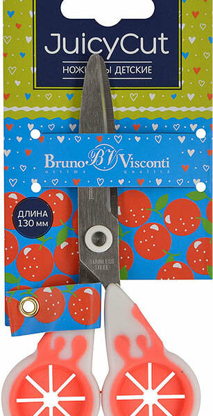 Ножницы детские Juicy cut 13 см ТМ Bruno Viscon ti (Бруно Висконти)