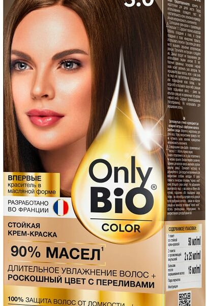 Краска для волос Only Bio Color тон 5.0 Темно-русый 115мл